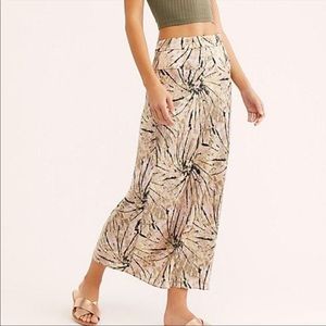 FREE PEOPLE Normani Bias tie dye skirt 2 boho